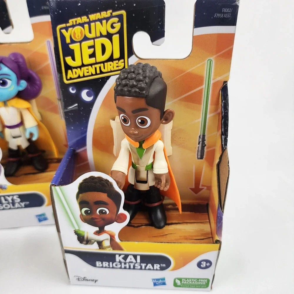 Star Wars Young Jedi Adventures lot of 4 Yoda, Kai, Lys,‎ and Nubs Hasbro